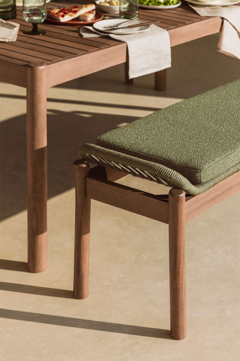 Bench AKACIJA, rope weave (1 pc.)