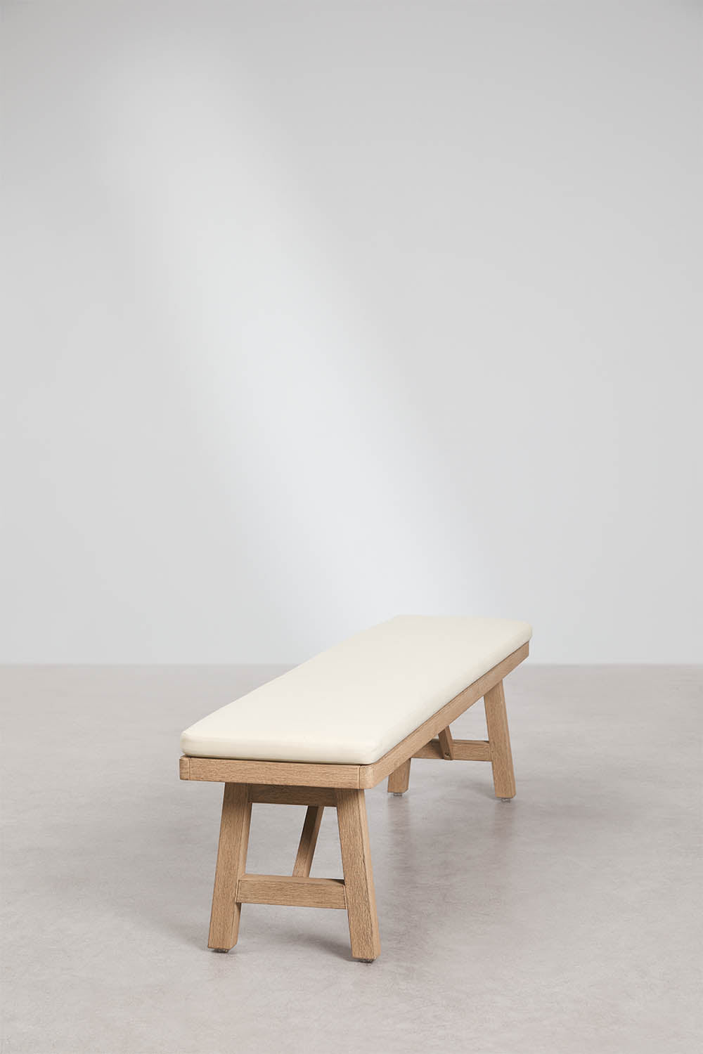 Bench DEXTER, 190 cm, rustic brown