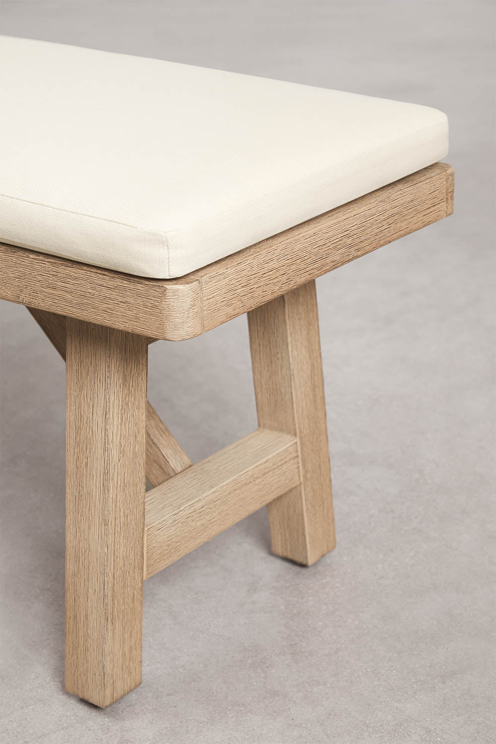 Bench DEXTER, 190 cm, rustic brown