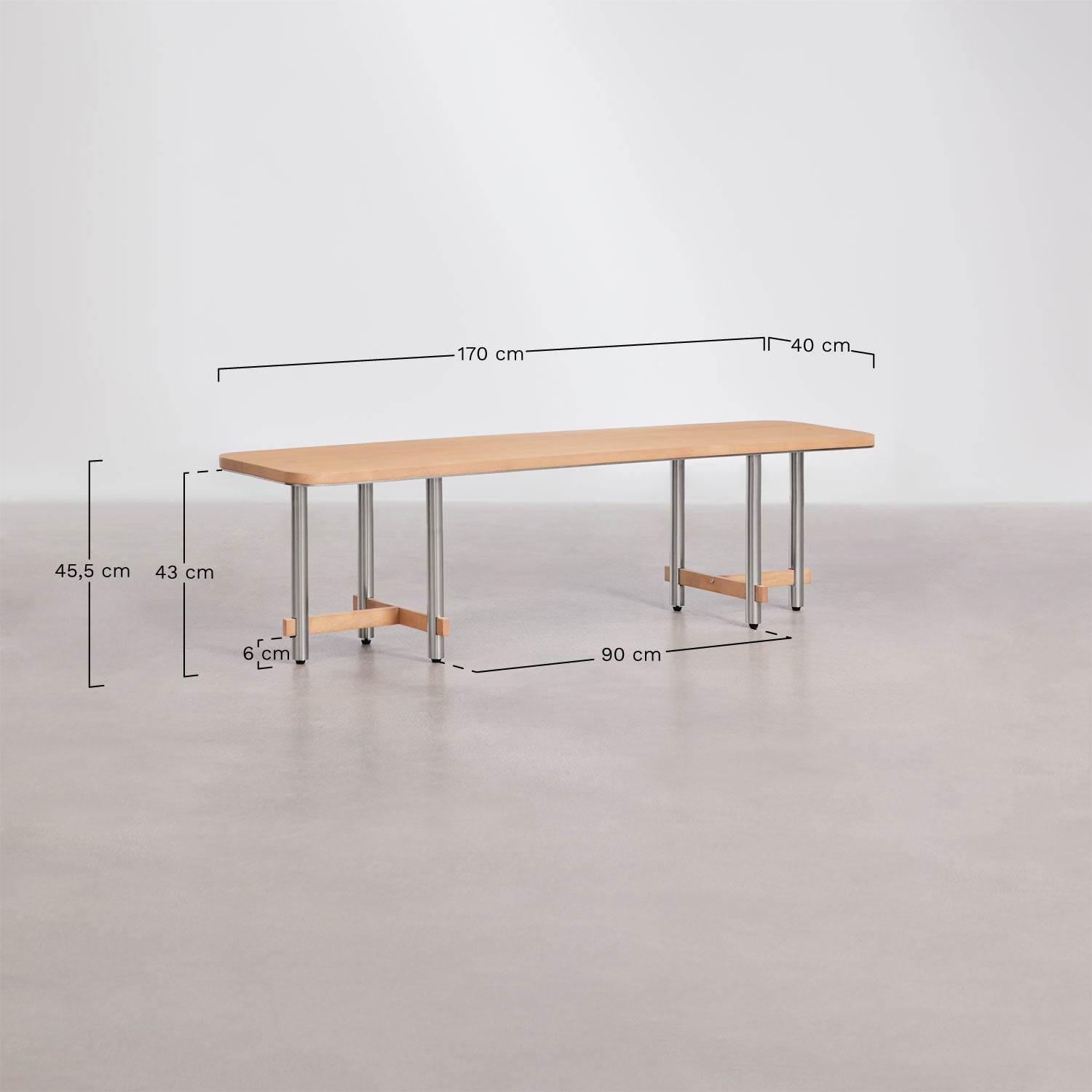 Suolas OANA, mango, 170 cm