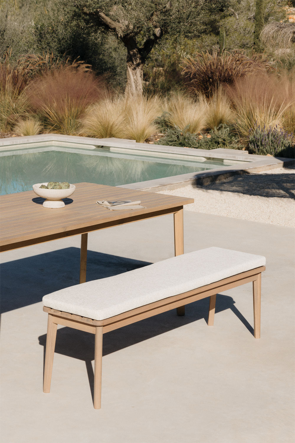 Bench VIRVO, 160 cm, dark
