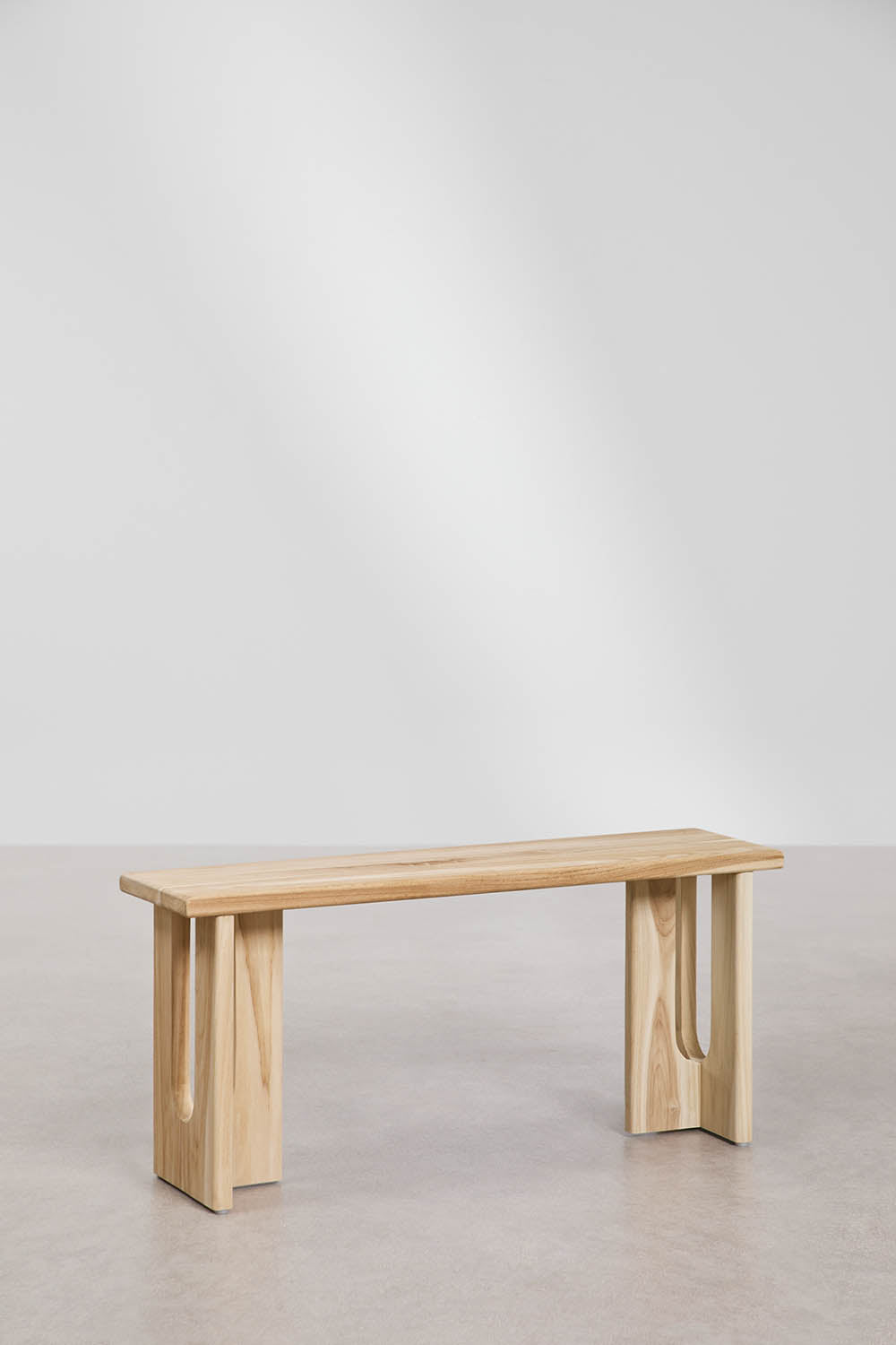 Suoliukas TERESA, 100 cm, tikmedžio mediena, kompaktiškas