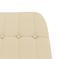 Supama kėdė, kreminės spalvos, audinys - Namų Idėja