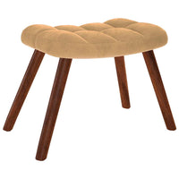 supama kėdė su išmatomis Brown Velvet - Namų Idėja