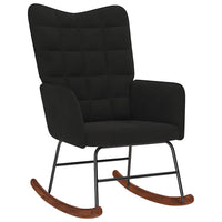 supama kėdė su taburete Black Velvet - Namų Idėja
