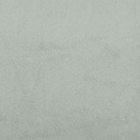 supama kėdė su taburete Light Grey Velvet - Namų Idėja