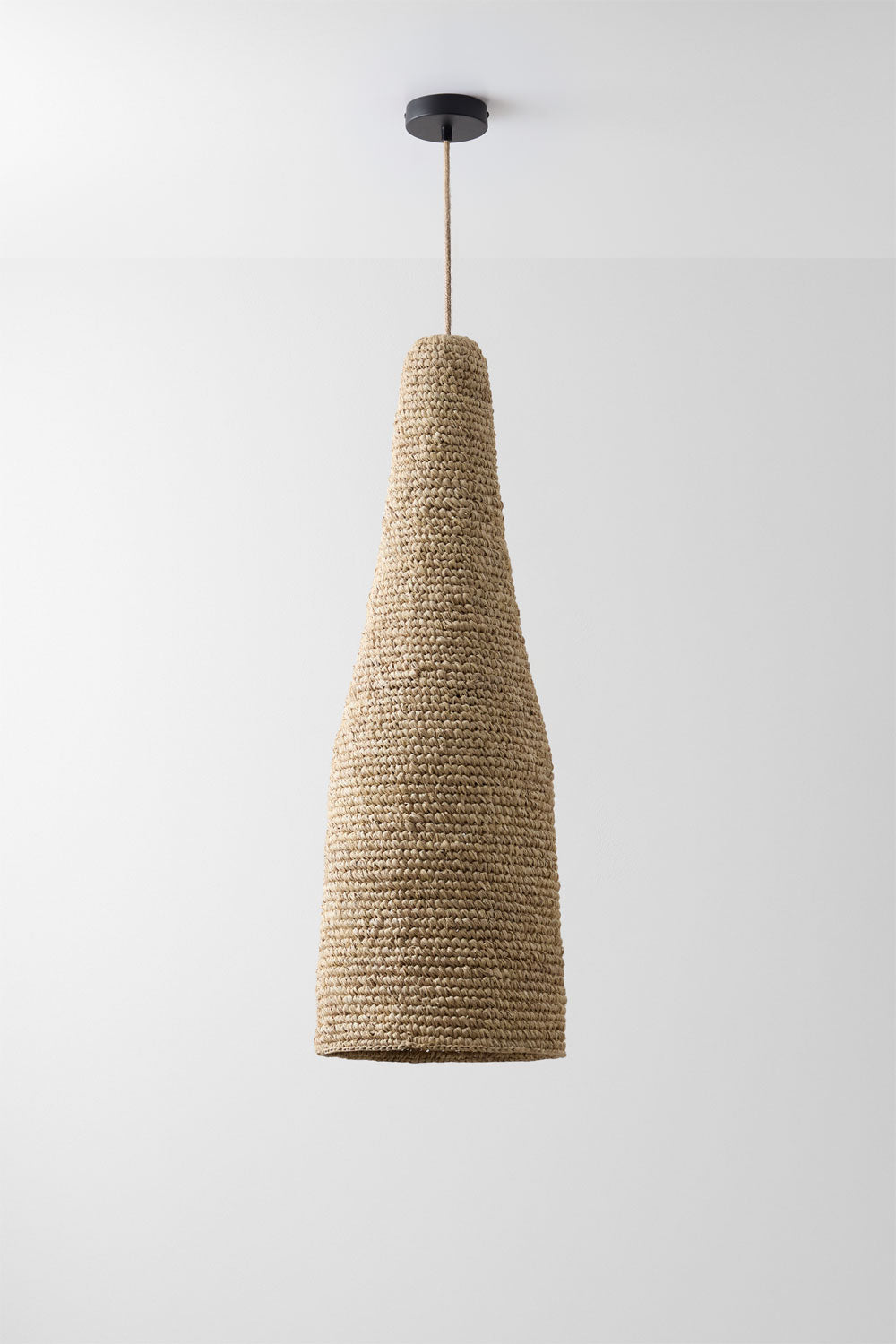 Gaismeklis RATTAN, medus un melns, 90 cm