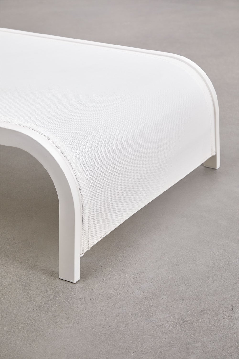 Komplekts SOLENTO, 2 sauļošanās krēsli un galdiņš, balts