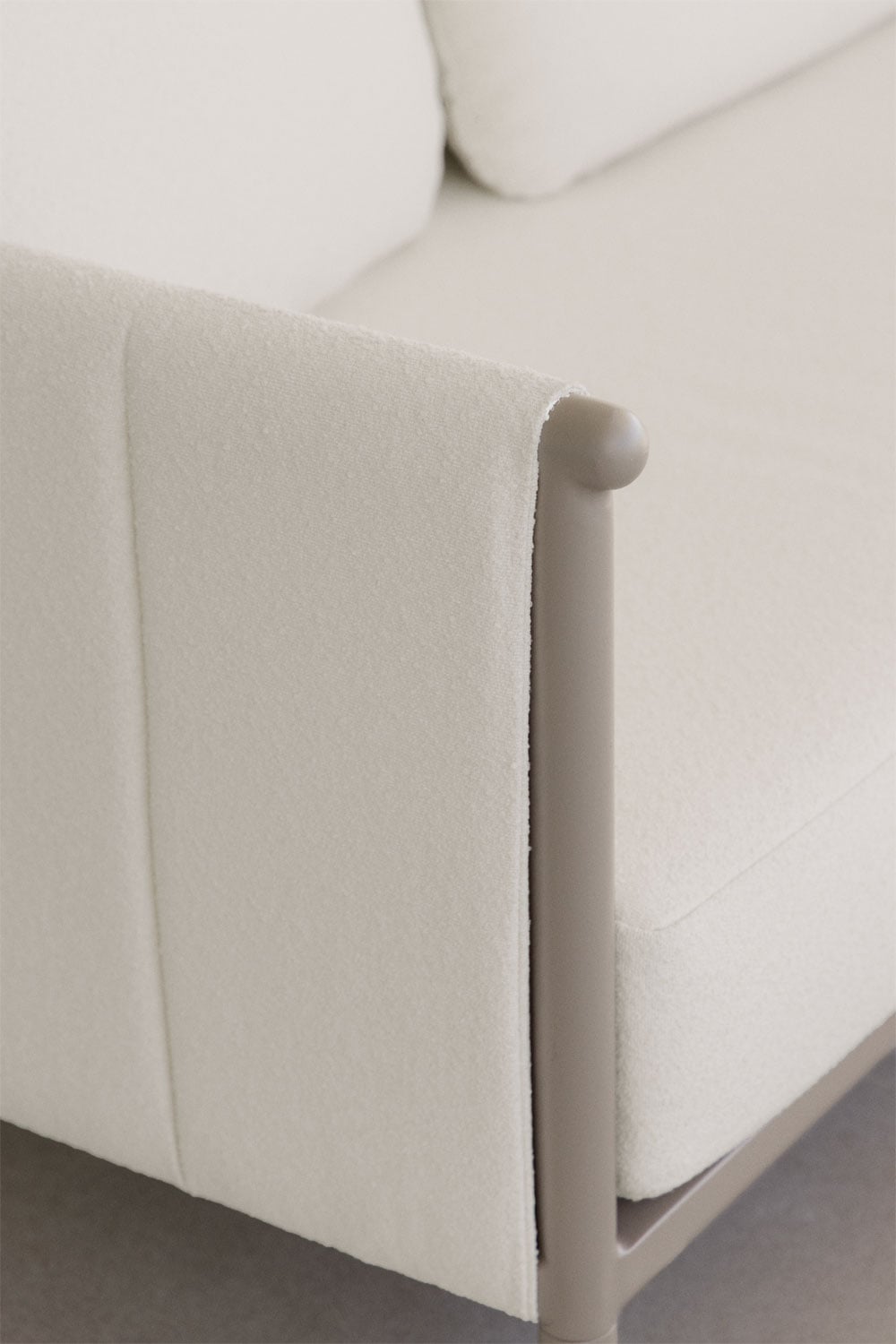 Lauko trivietė sofa DUNA, ruda
