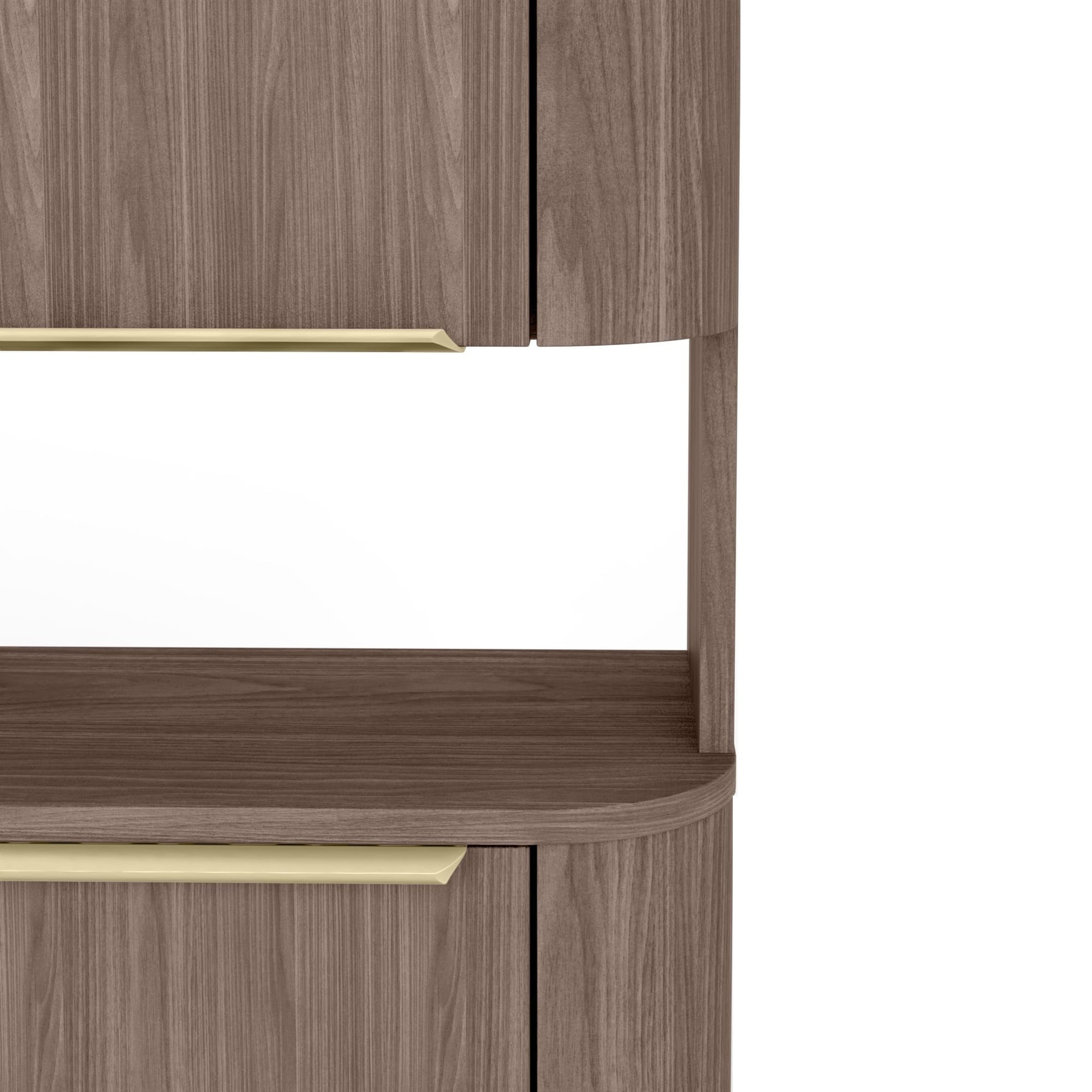 BLEUET Tall Bathroom Cabinet, Lincoln walnut