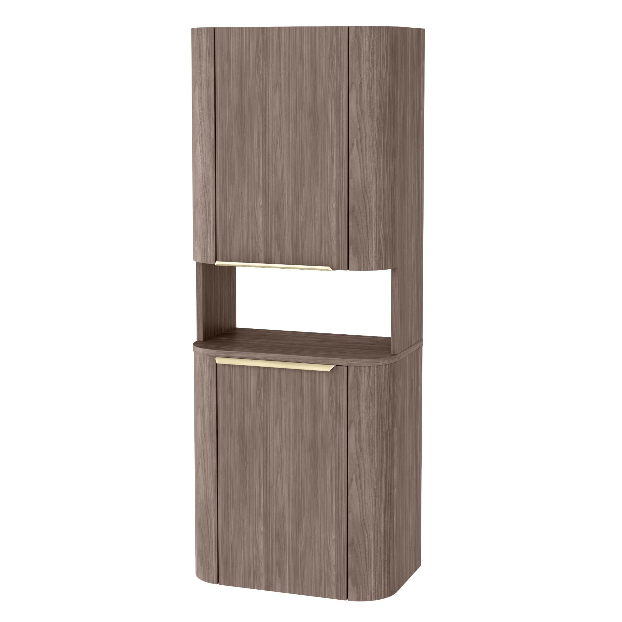 BLEUET Tall Bathroom Cabinet, Lincoln walnut