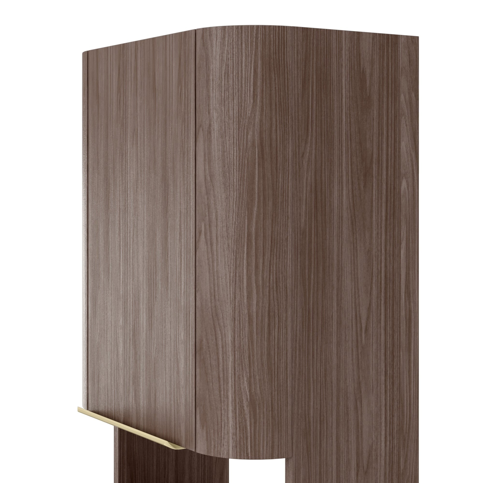 BLEUET Tall Bathroom Cabinet, Lincoln walnut