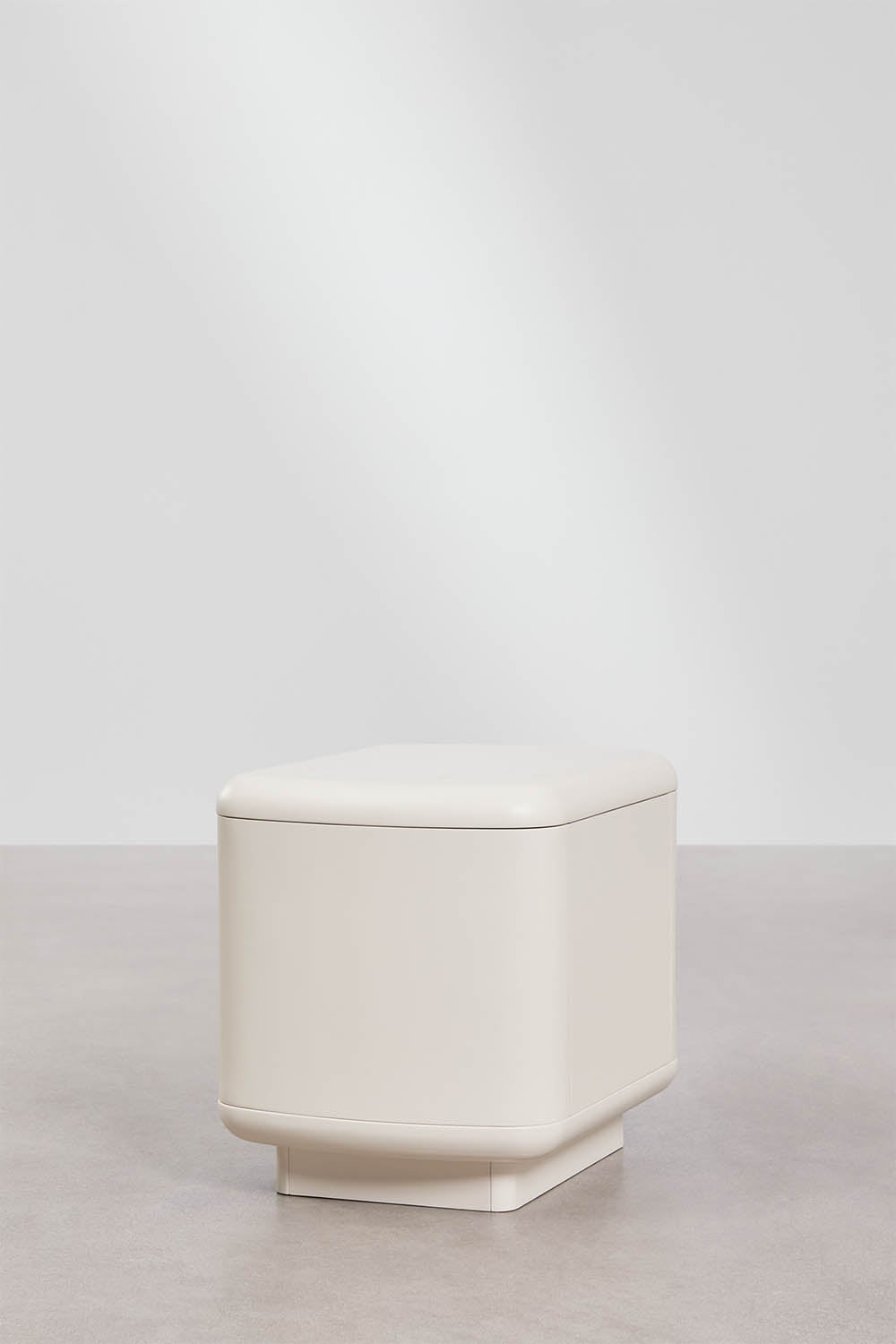 Naktinis staliukas ERVALA, balta, 55×40 cm