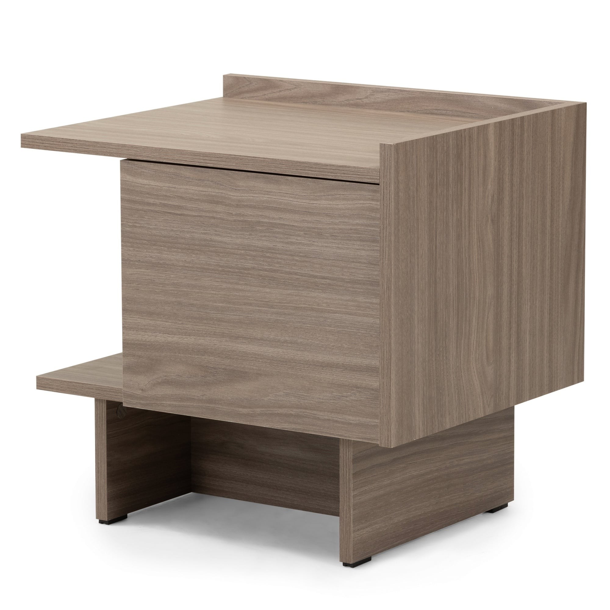 Bedside table GOLFE, pearl oak