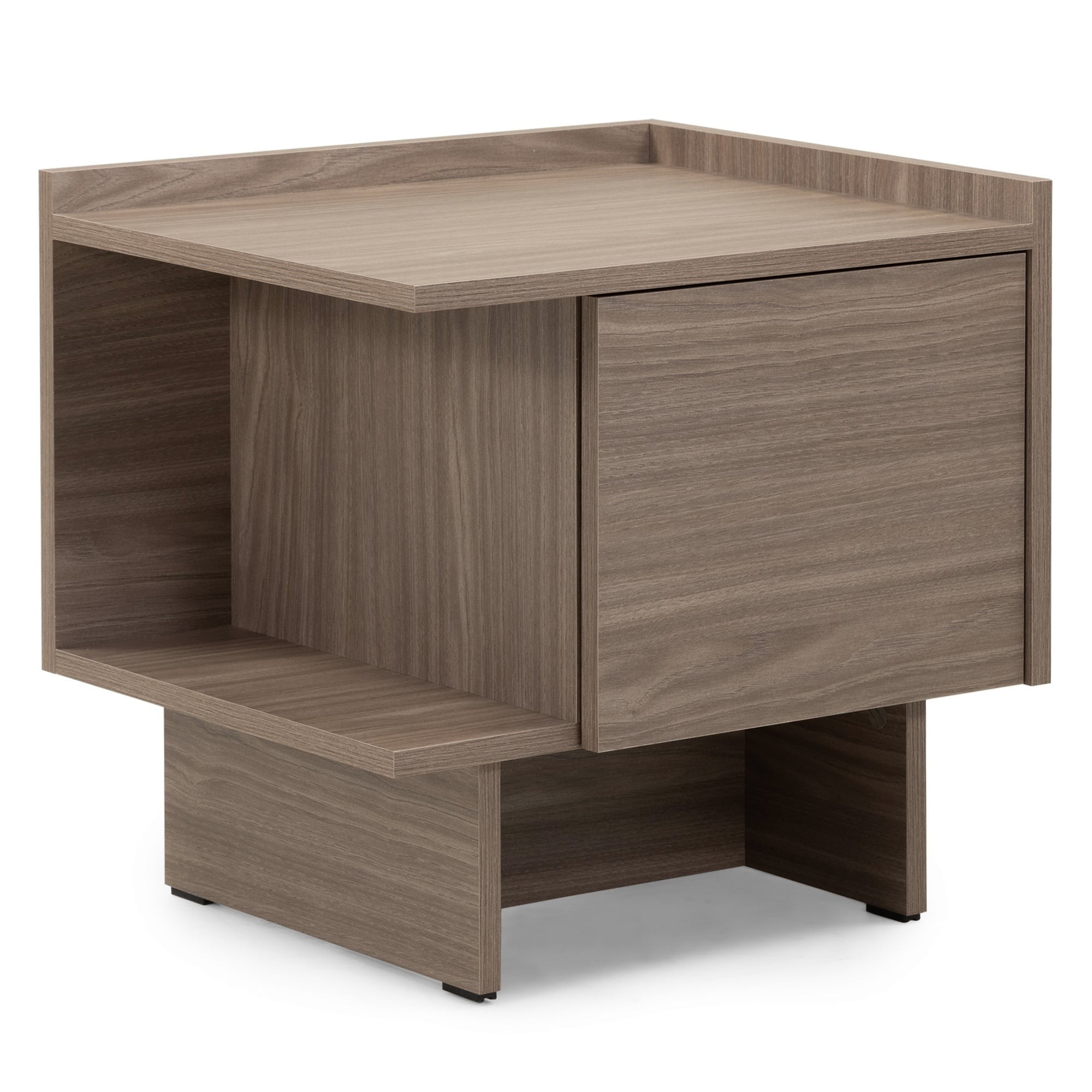 Bedside table GOLFE, pearl oak