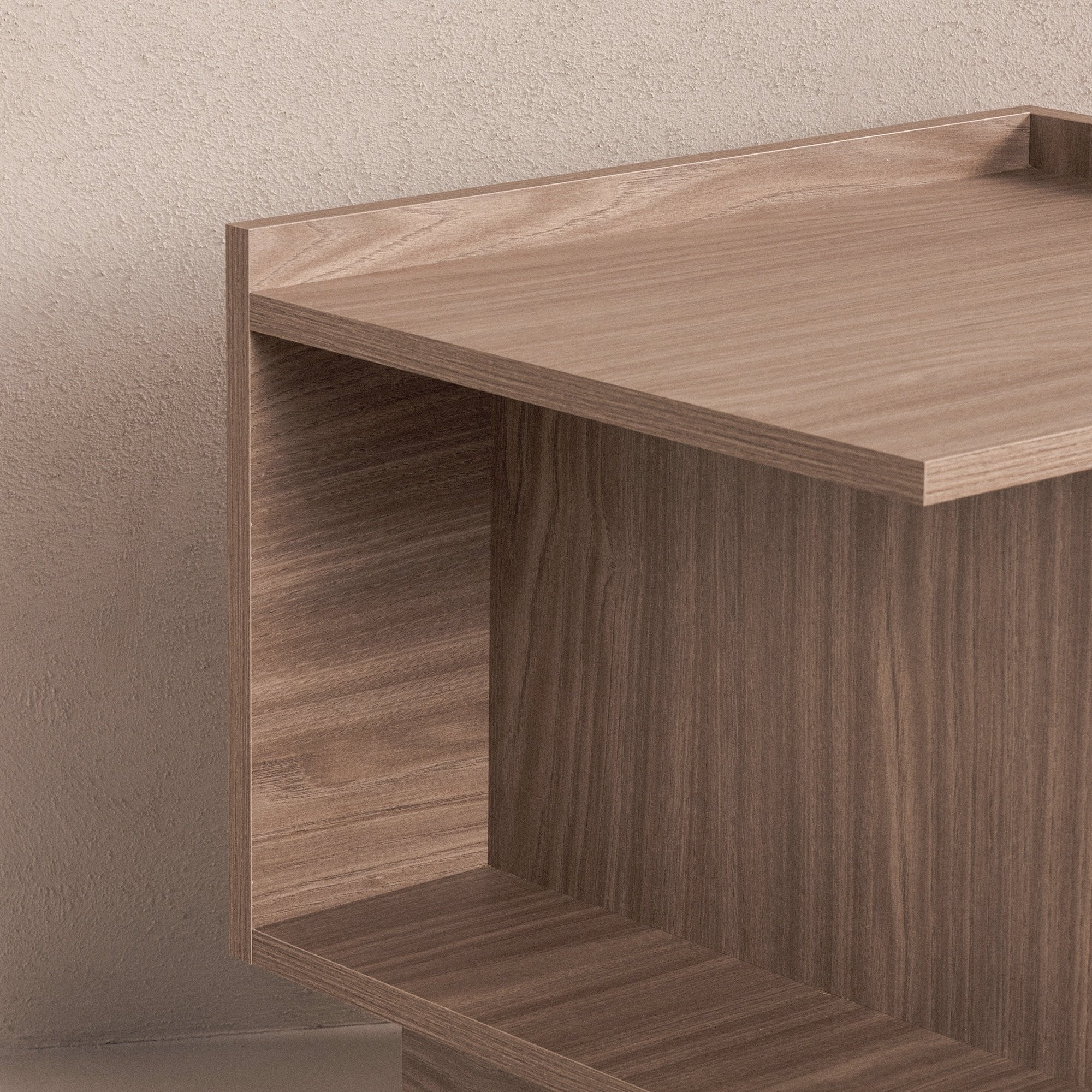 Bedside table GOLFE, pearl oak