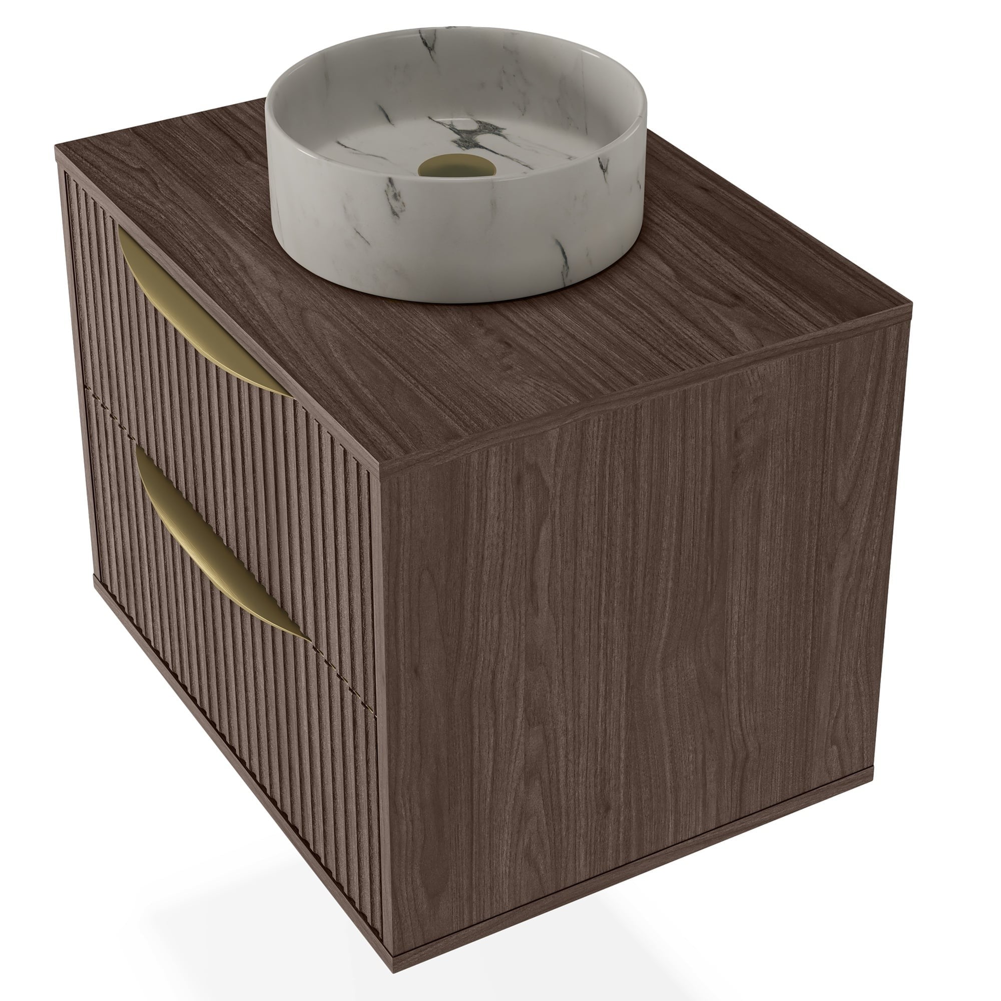 Bathroom cabinet BERYL 2.0, oreh vila, 60 cm