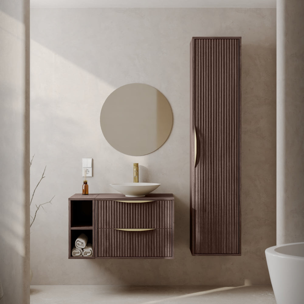 Vonios spintelė BERYL 2.0,  vila, 60 cm