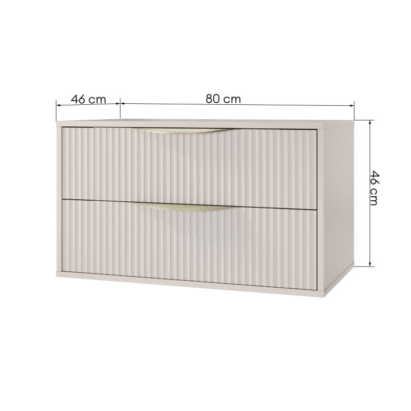 Vonios spintelė GRANADA 2.0 80 cm