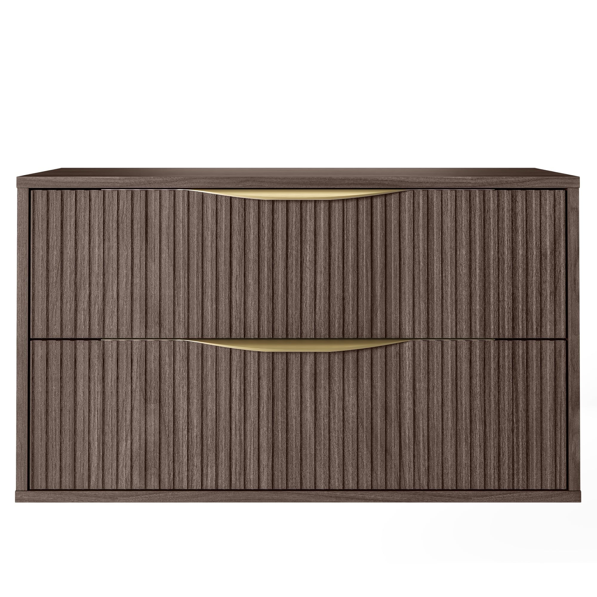 BERYL 2.0 bathroom cabinet, walnut villa, 80 cm