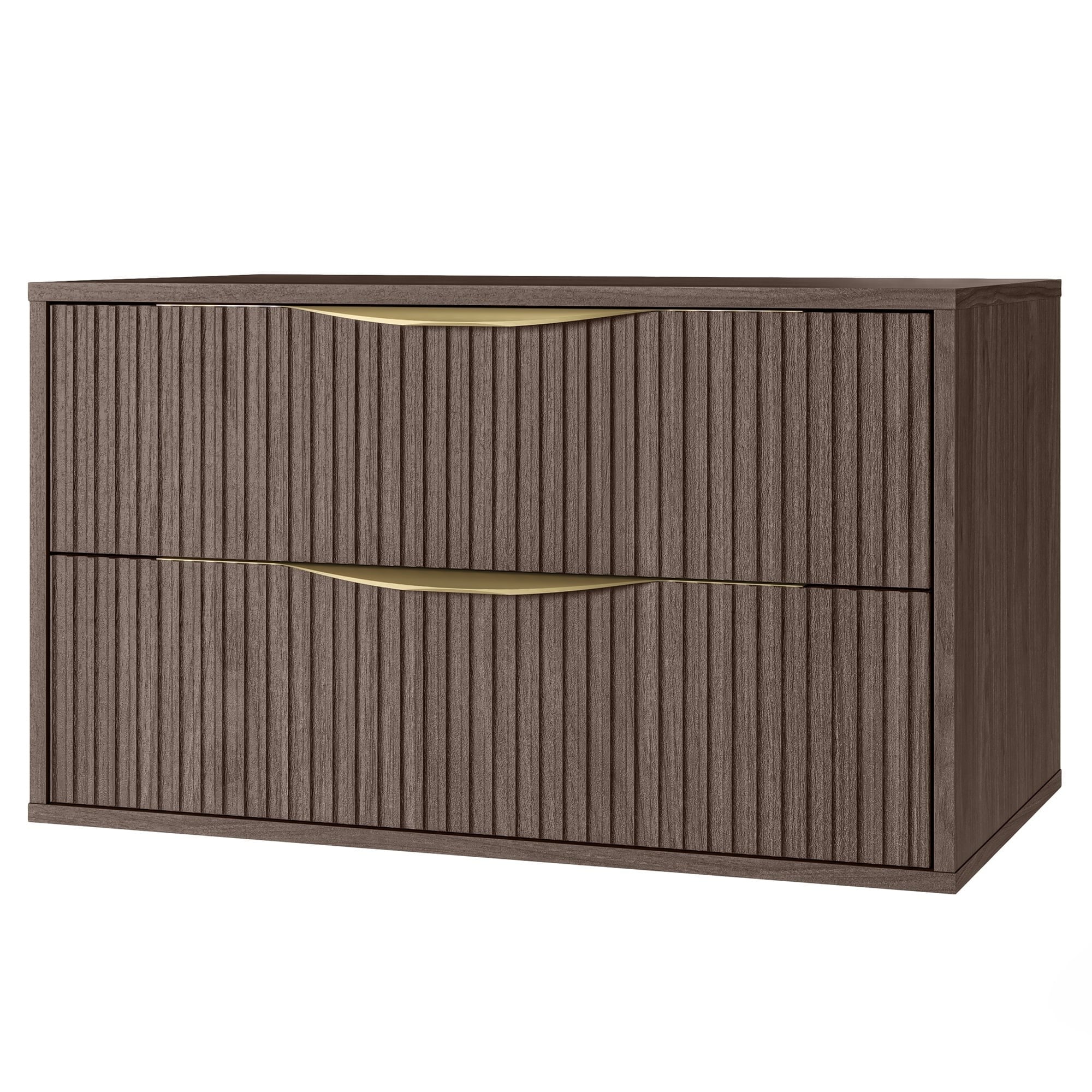 BERYL 2.0 bathroom cabinet, walnut villa, 80 cm