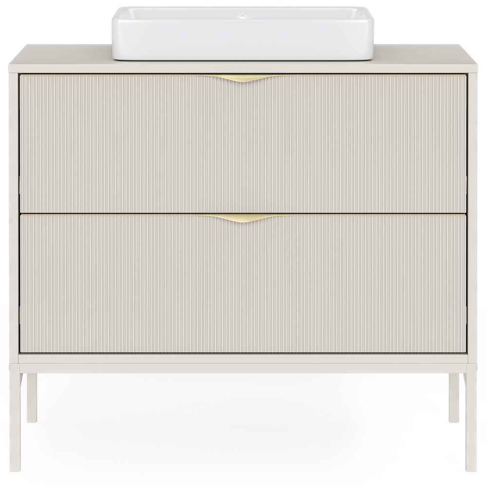 Vonios spintelė LEGER, kašmyras, ryšuota, 80 cm