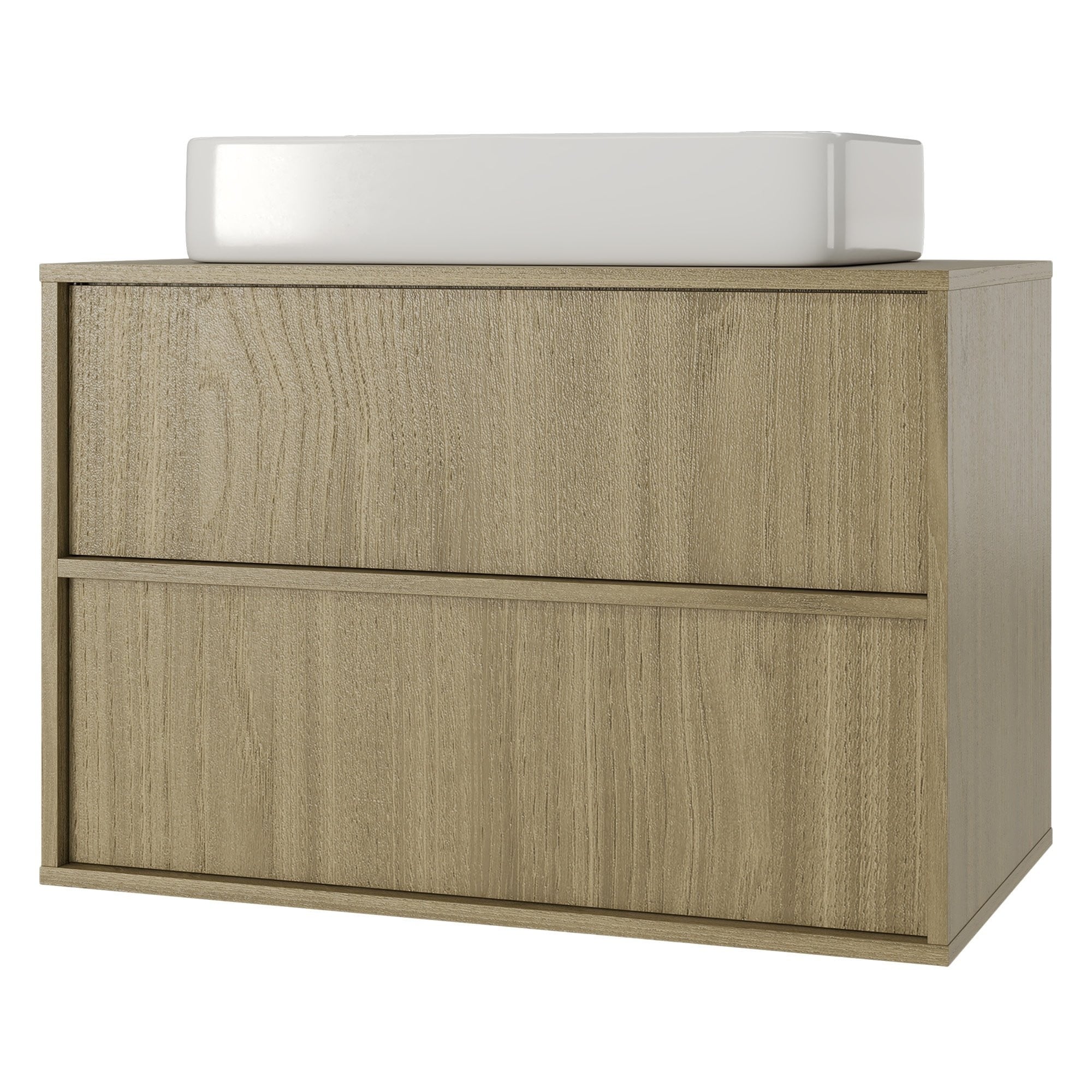 Bathroom cabinet NOELLE, pearl oak, 80 cm