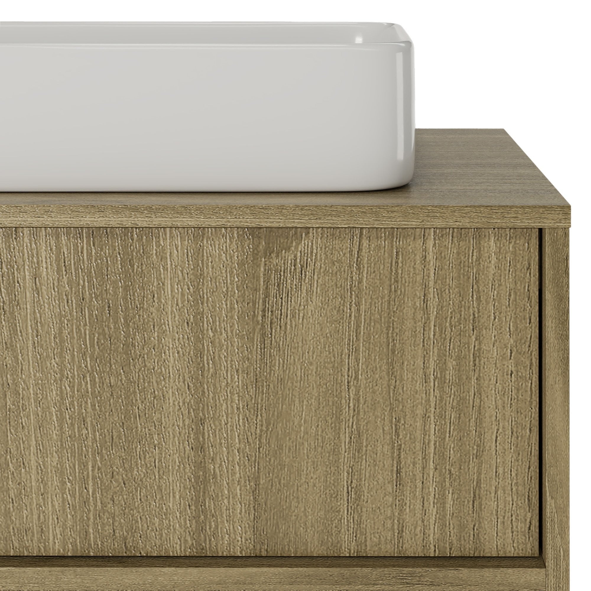 Bathroom cabinet NOELLE, pearl oak, 80 cm