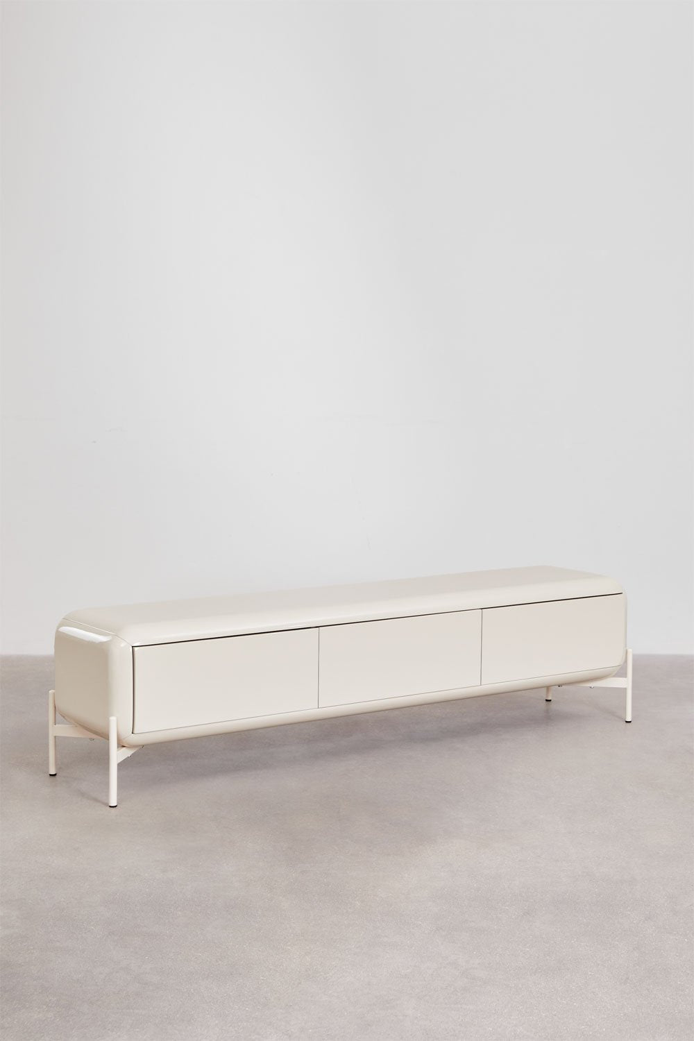 TV spintelė ADEMUA, balta MDF