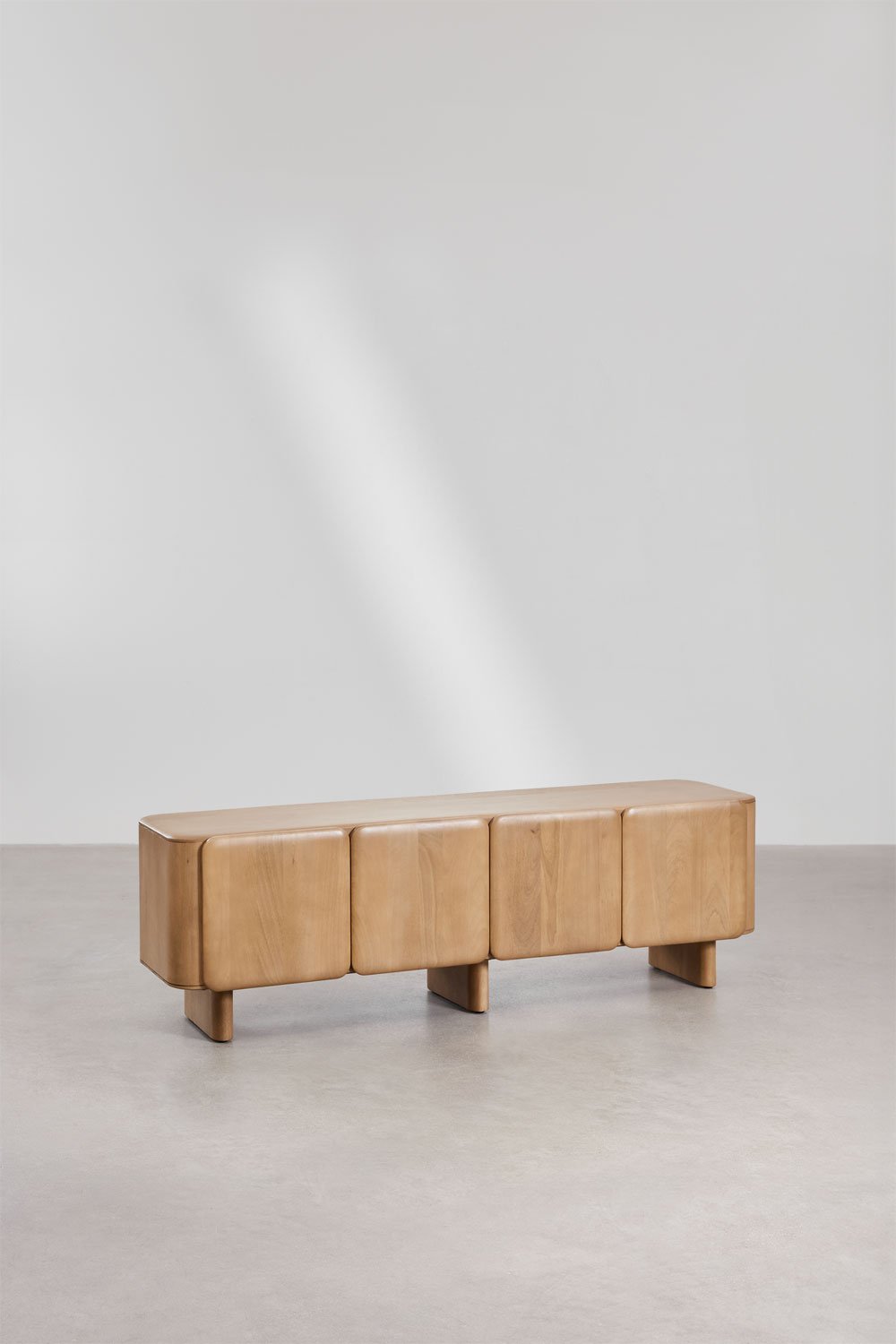 TV spintelė MDANEO, mango medžio, 175 cm.