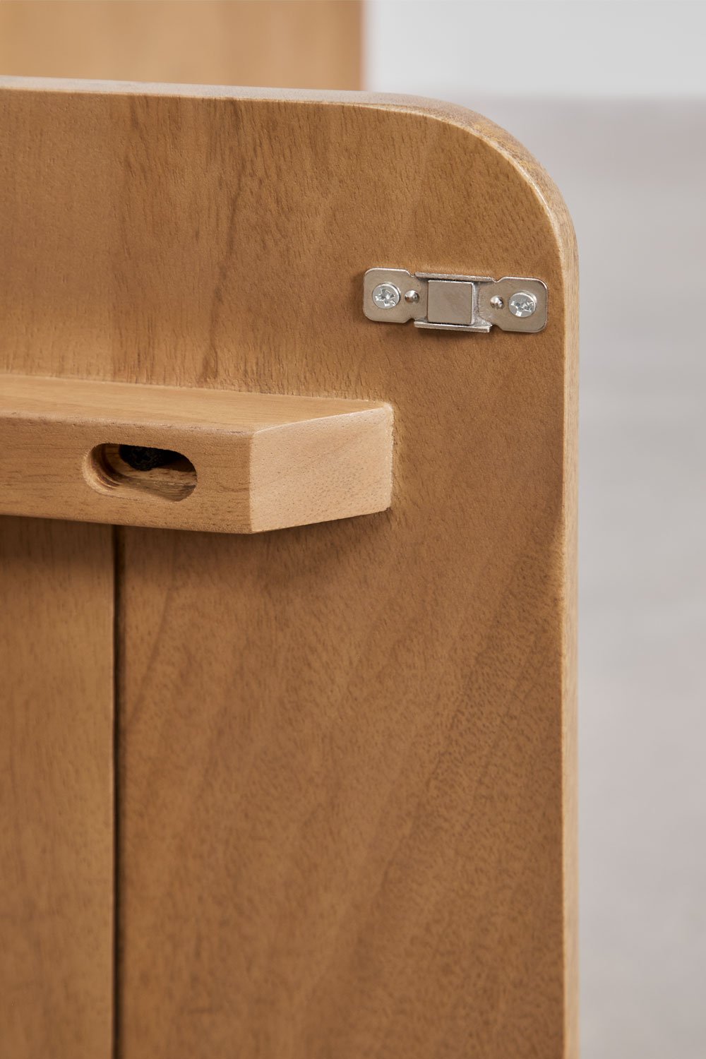 TV spintelė MDANEO, mango medžio, 175 cm.