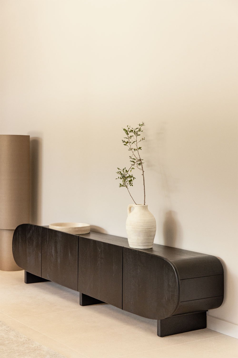 TV spintelė ARGUS, 220 cm, mango mediena