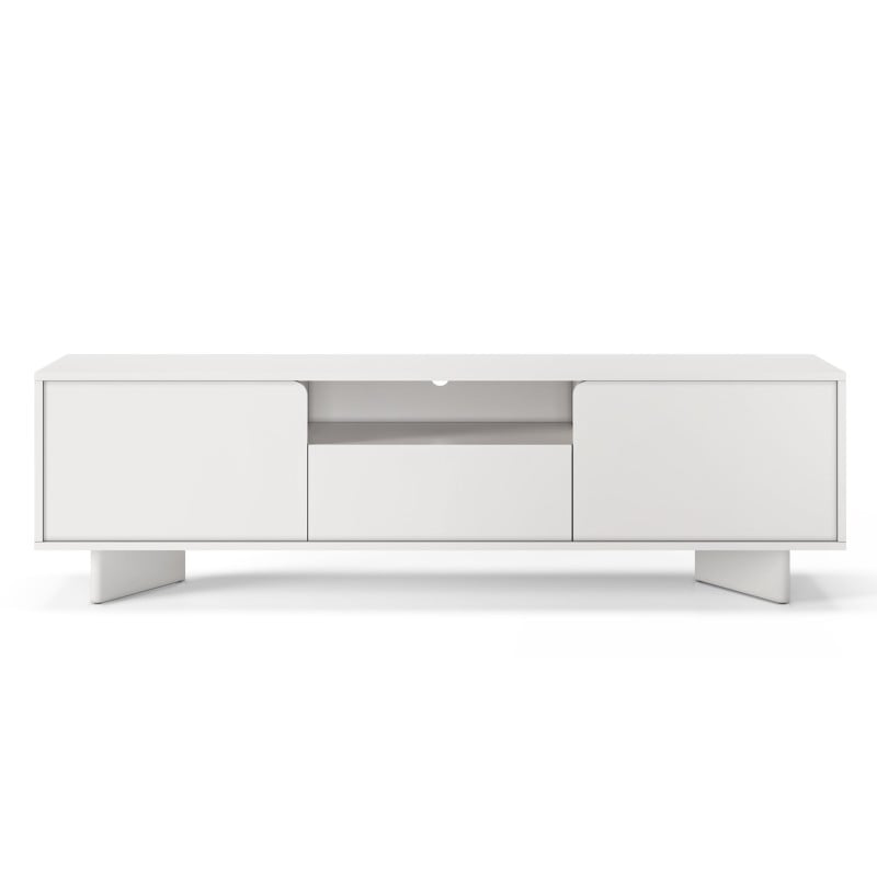 TV spintelė FLORENZA 160 cm, balta
