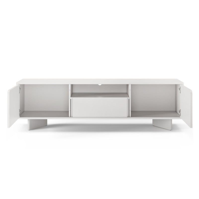TV spintelė FLORENZA 160 cm, balta