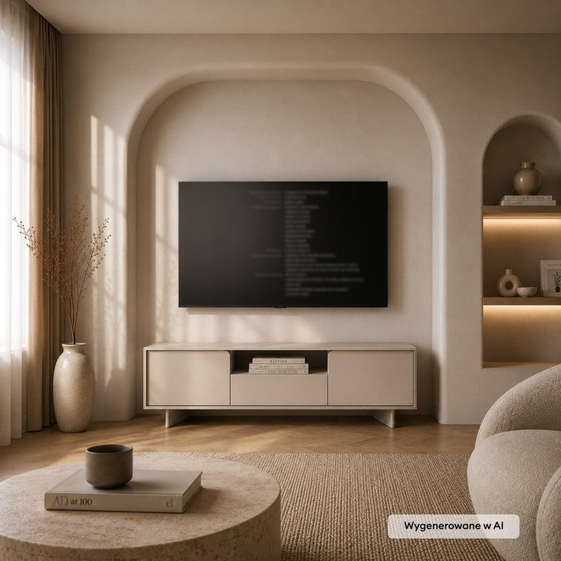 TV spintelė FLORENZA 160 cm, kašmyras