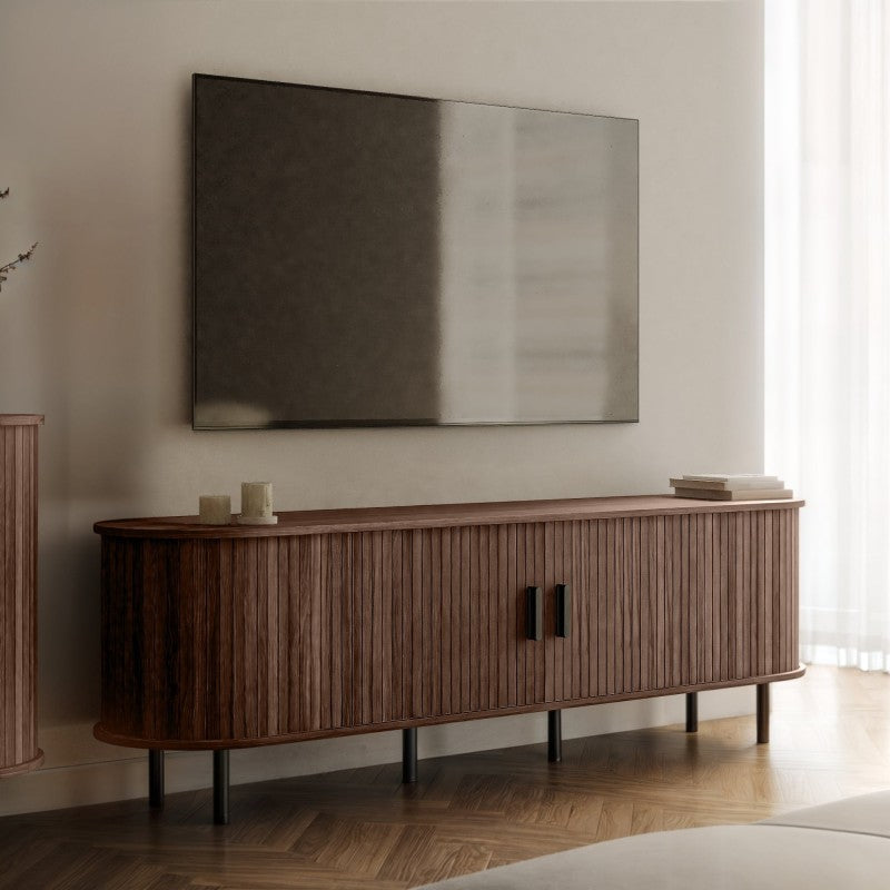 TV spintelė GLICINA 180 cm, uždaryta