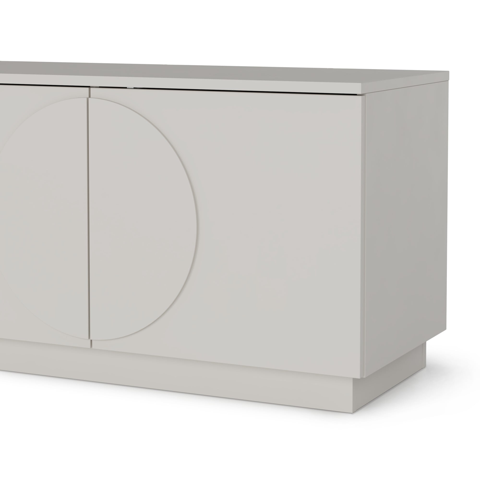 TV cabinet LIMEN, cashmere, arches