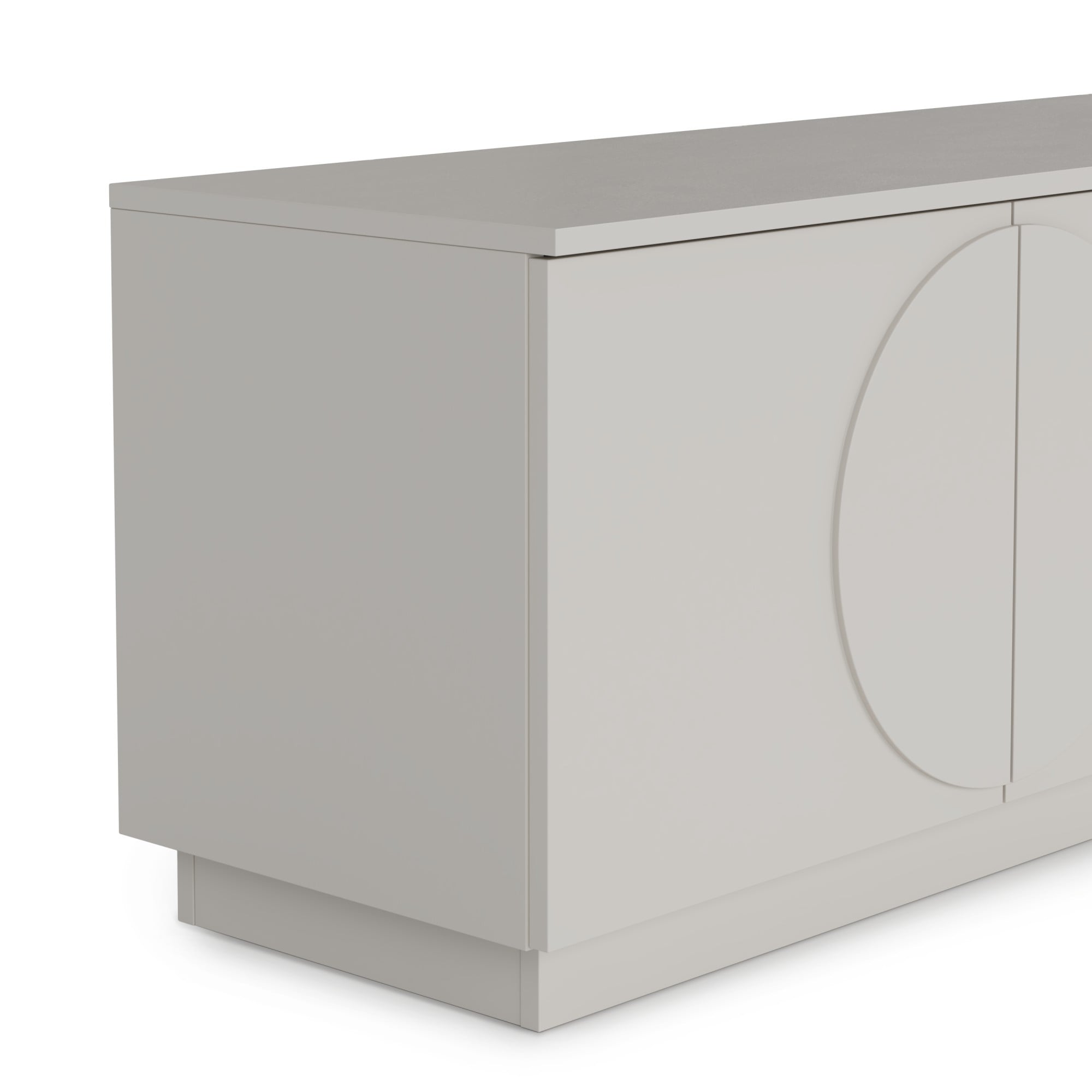 TV cabinet LIMEN, cashmere, arches