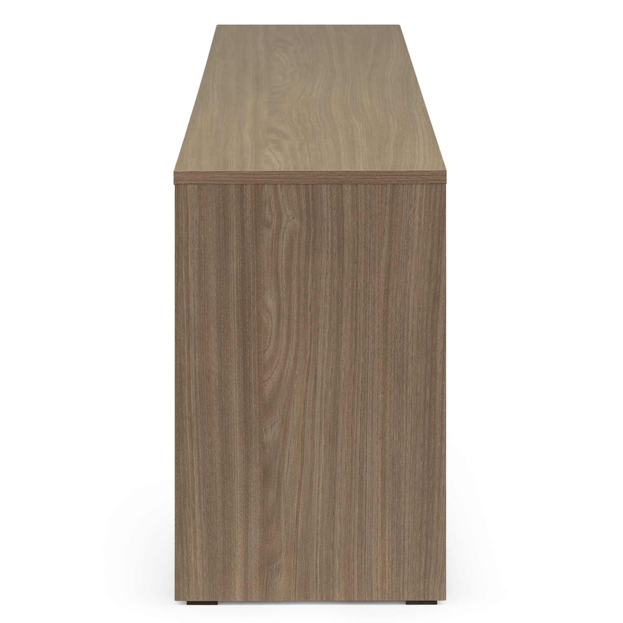 TV cabinet NACREE, pearl oak, rounded doors