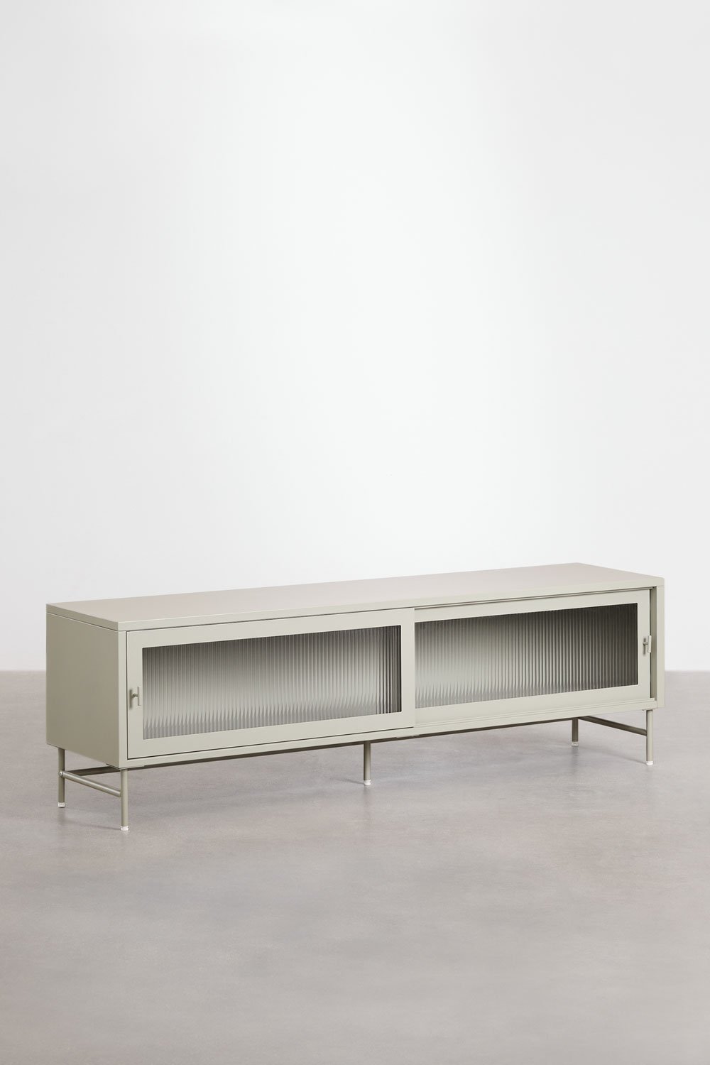 TV spintelė PAOLINE, plieno ir stiklo