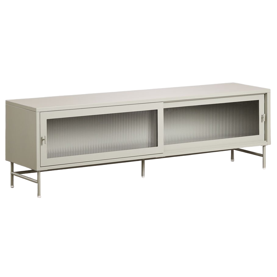 TV spintelė PAOLINE, plieno ir stiklo