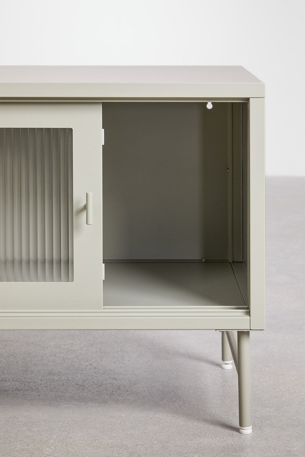 TV spintelė PAOLINE, plieno ir stiklo