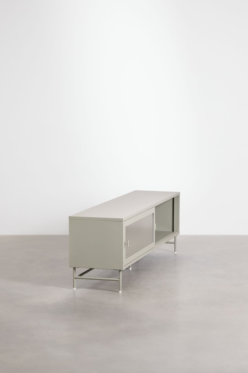 TV spintelė PAOLINE, plieno ir stiklo