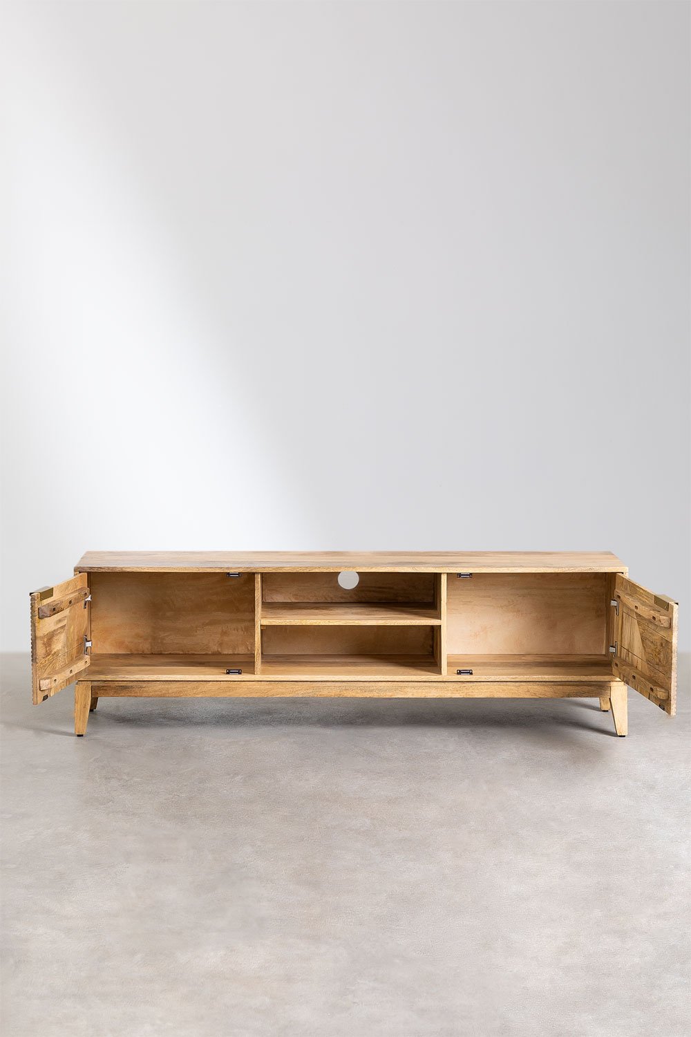 TV spintelė BORKU DANDIA, mango medis, 165x40