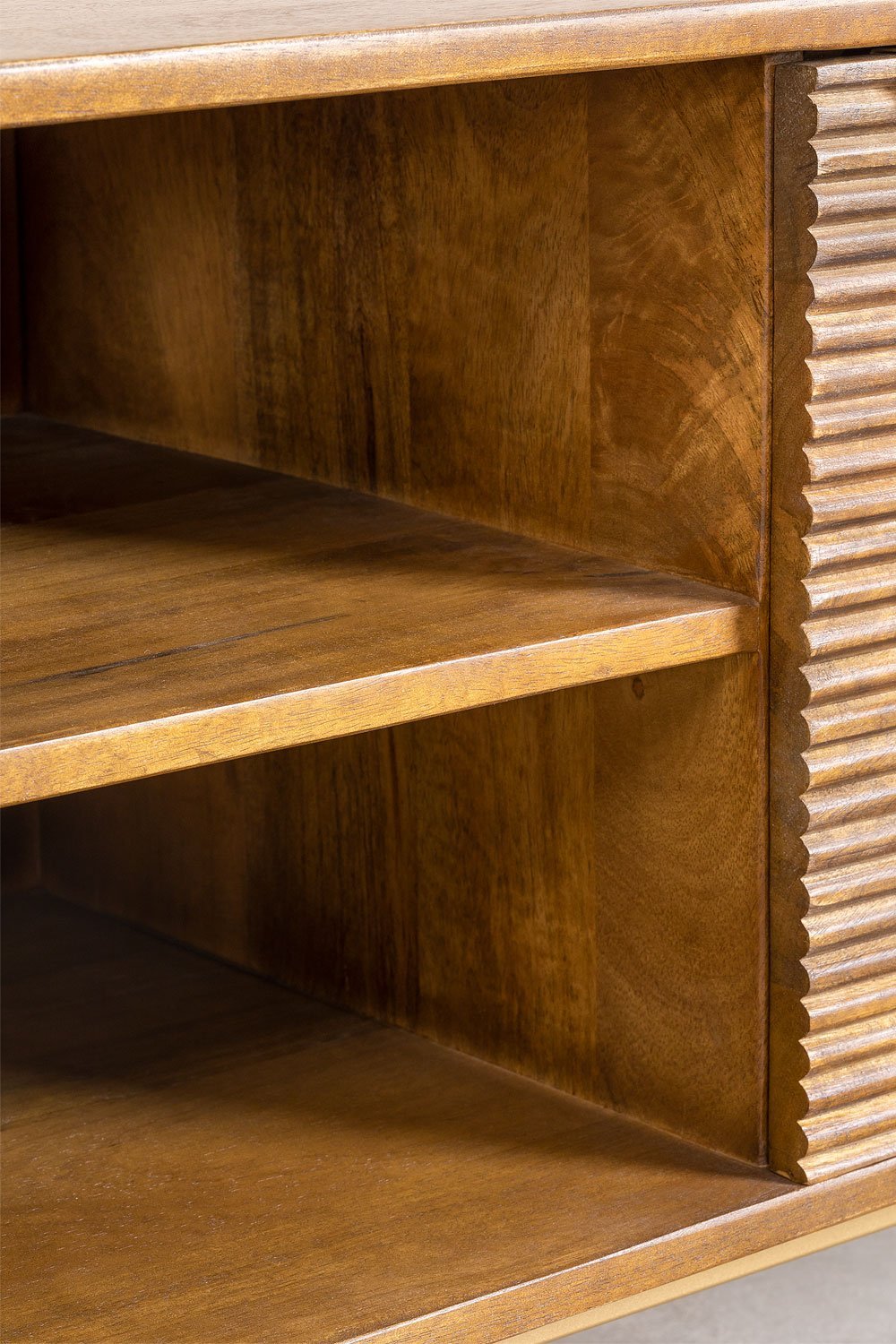 TV spintelė BORKU, mango medis, žalvario detalės