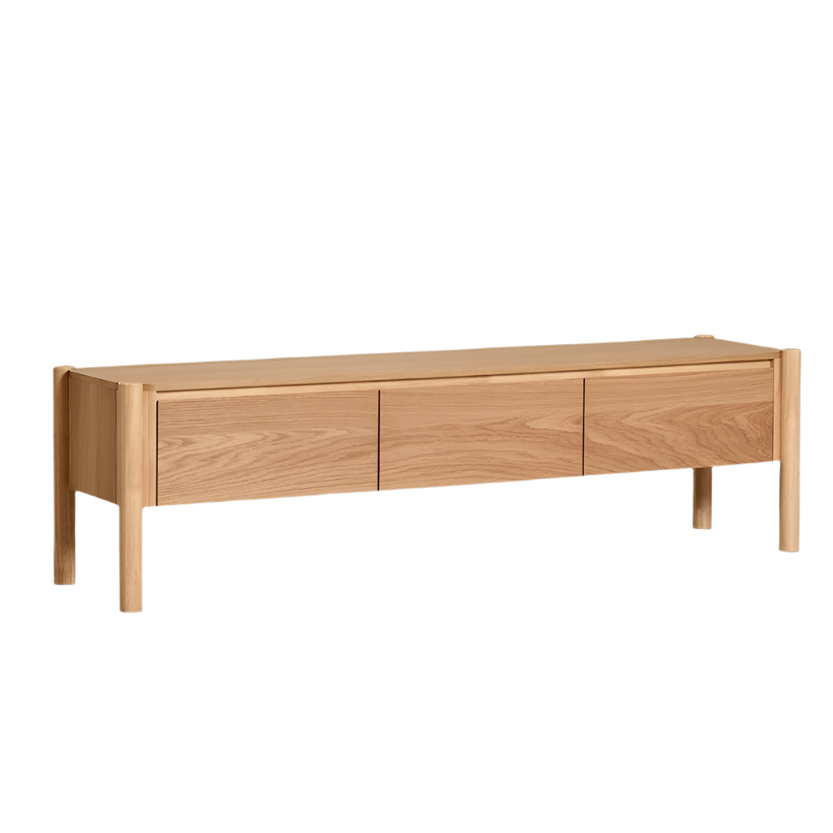 TV staliukas MODEL, 183 cm, ąžuolo spalvos