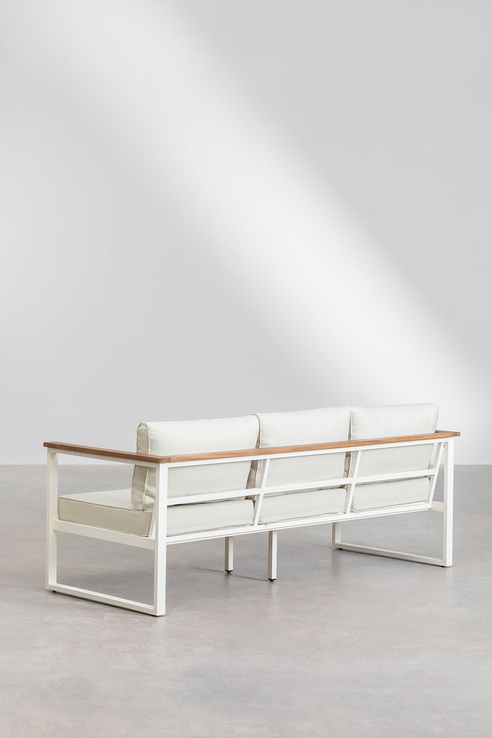 Sofa ALCANTO, three-seater, white