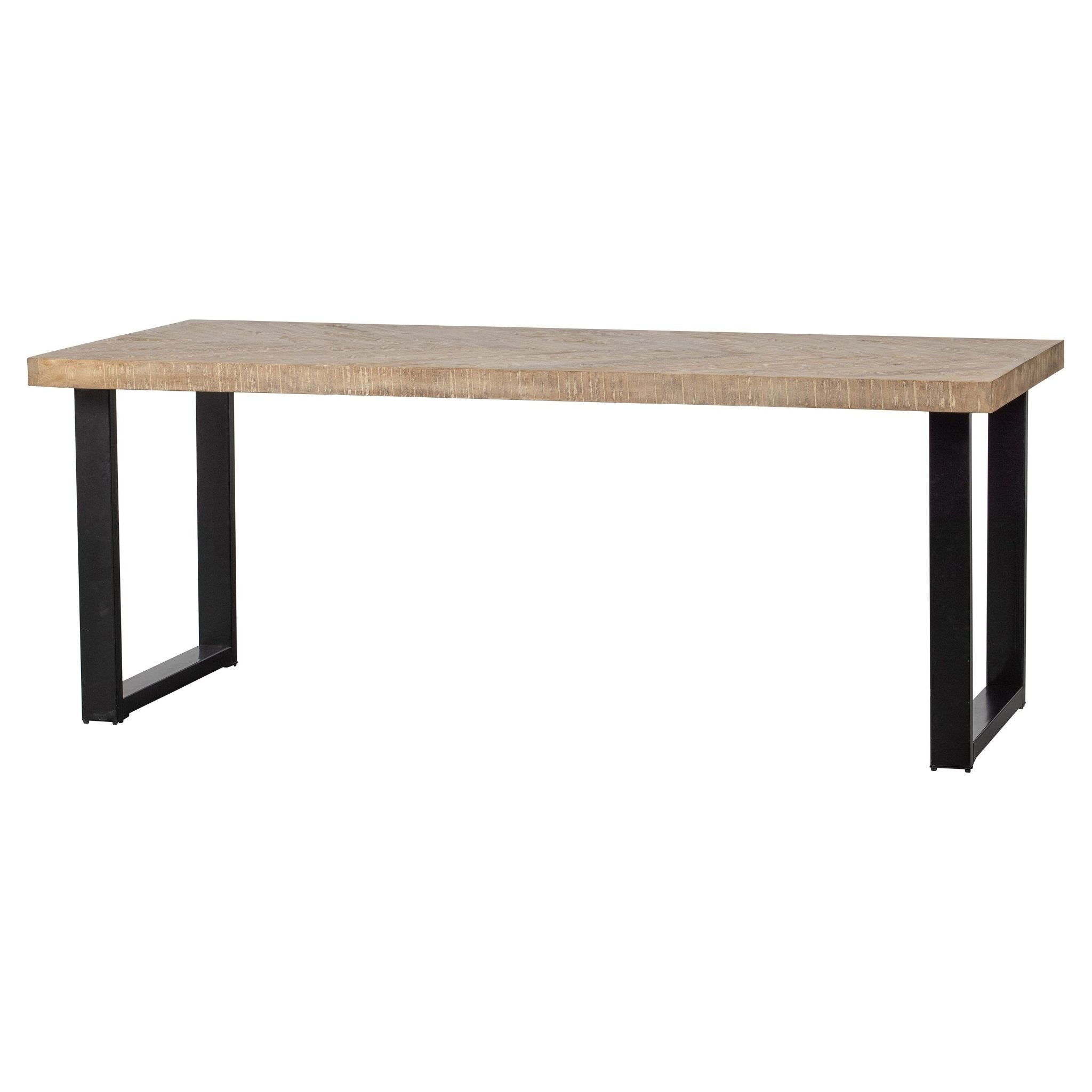 "Tablo" Valgomojo Stalas, 180x90, Mango Mediena, U - Kojos - Namų Idėja