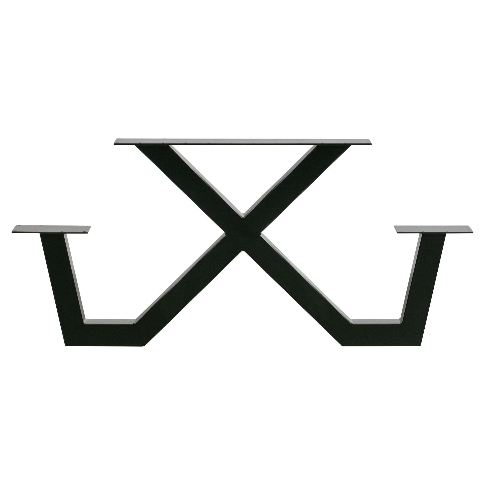 "Tablo" X - formos lauko stalo kojos, metalas - Namų Idėja