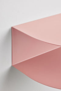 Sieninė lentyna TAIFERA, šviesi rožinė, 40 cm